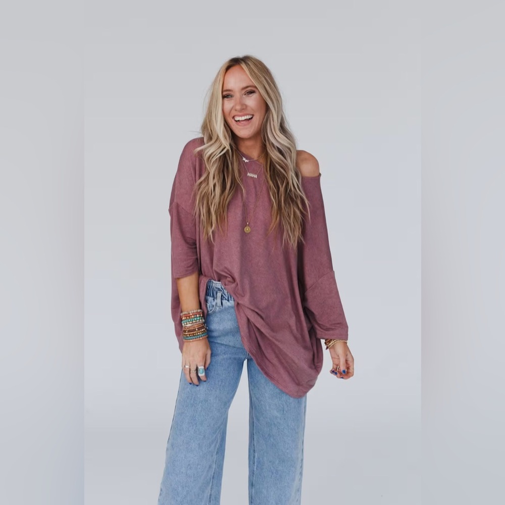 Three Bird Nest The Nest Sunday Stroll Oversized Tee